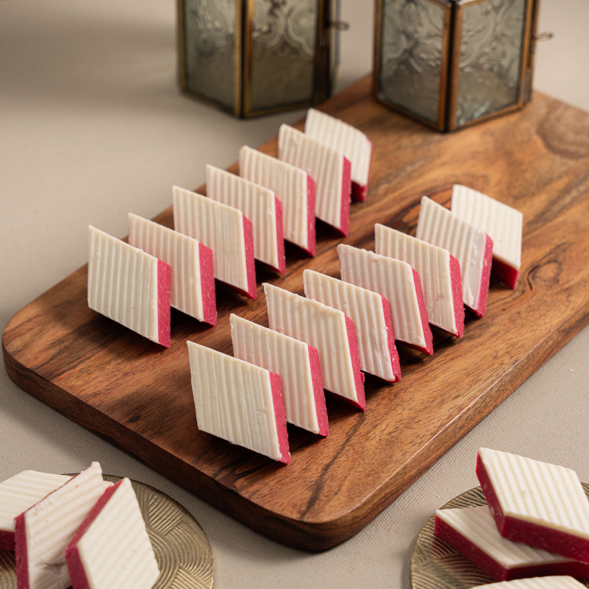 Kaju Strawberry Burfi