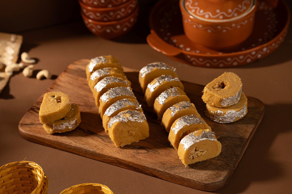 Ghee Roti Roll Soan Ghee Roll — Traditional Indian Sweet | Pothgaal Sweets
